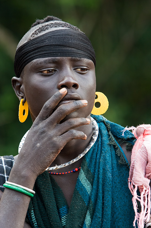 133   Young man from the Mursi tribe